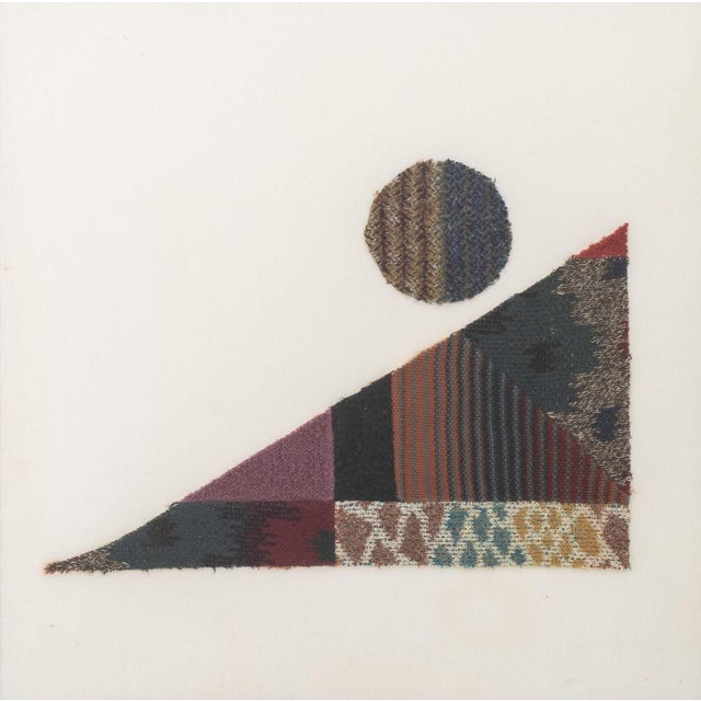 Purple Giorgio Saporiti X Missoni Framed Textiles, 2 For Sale - Image 8 of 12