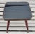 1950s Flower Stand with Grey-Black Glass Top, 1950s For Sale - Image 5 of 5