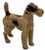 Figurative Very Rare Oversize 1930s Hubley #387 Standing Full Figure Fox Terrier Cast Iron Dog Doorstop - 10 Inches Tall X 12 Inches Long For Sale - Image 3 of 18