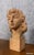 Art Deco Terracotta Bust of a Young Girl by J. C. Guéro, 1940s For Sale - Image 3 of 6