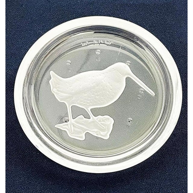 Crystal Cocktail Coasters from Val Saint Lambert, Set of 6 For Sale - Image 6 of 11