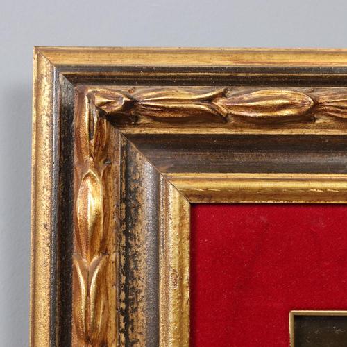 Peasant with Amphora, 1700s-1800s, Oil on Slate For Sale - Image 7 of 11