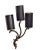 Art Deco Riccardo Scarpa Bronze Sconces & Shades, Wall Lights Art Deco Italy 1950 - Pair For Sale - Image 3 of 13