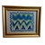 Schumacher Schumacher “Zig Zag Weave” Framed Textile Art in Metallic Gold Frame For Sale - Image 4 of 5