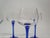Vintage Blue Wine Glasses attributed to Luminarc, France, 1960s, Set of 5 For Sale - Image 3 of 6