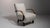 20th Century Czech Republic Deep Espresso Brown Upholstered Bench With Wool Boucle Top For Sale - Image 4 of 11