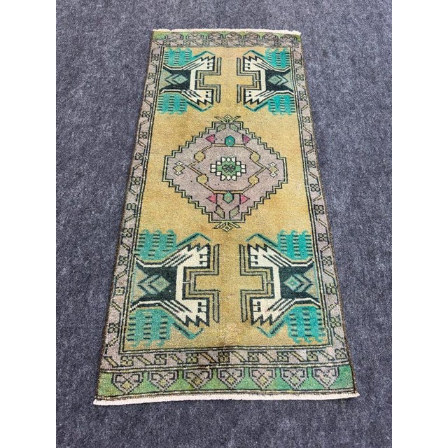 Turkish Yastik Rug 1'7" x 3'6" #24272 Explore a curated collection of hallway runners, wool rugs, and handmade...