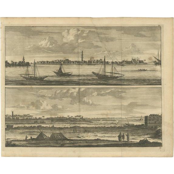 C. de Bruijn, Views of the Nile, Egypt, Print For Sale