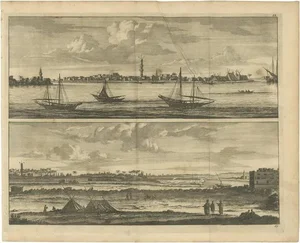 C. de Bruijn, Views of the Nile, Egypt, Print