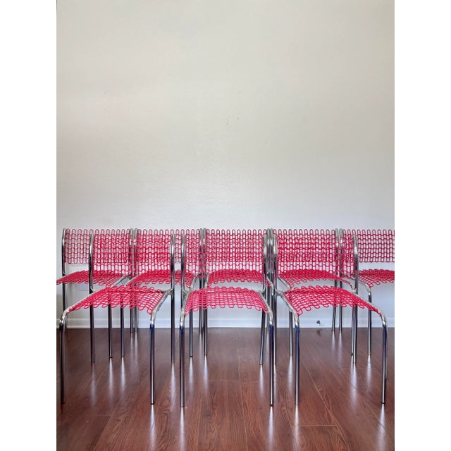 Set of 4 Sof-Tek Stacking Chairs by David Rowland for Thonet Circa ...