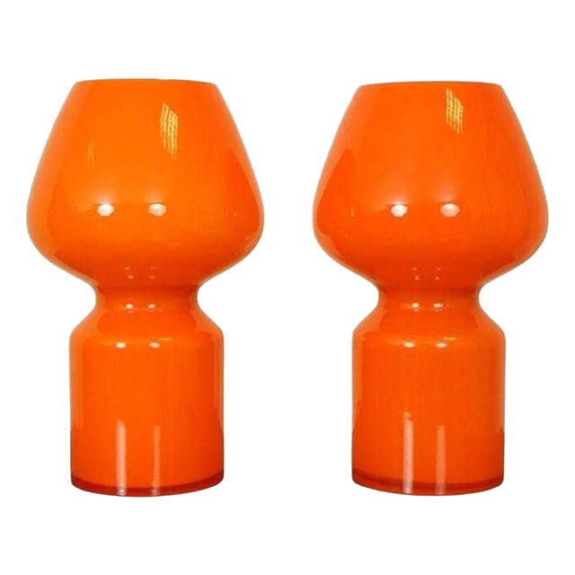 Vintage Table Lamps in the style of Massimo Vignelli, 1950s, Set of 2 For Sale