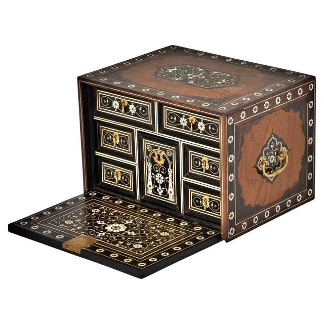 Antique Indo-Portuguese Cabinet, 1600s For Sale - Image 6 of 6