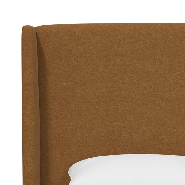 Not Yet Made - Made To Order Jordan Twin Wingback Bed in Zuma Amber For Sale - Image 5 of 5