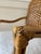 Vintage Padma’s Plantation Armchairs Woven Rattan With Sherpa Upholstery, Set of Four For Sale - Image 14 of 17