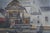 1950s Mid 20th Century "The Church" Impressionist Style Landscape Oil Painting by Antoine Burger For Sale - Image 5 of 11