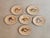 A charming and highly decorative set of six italian ceramic fish plates produced in the 1950s by map – maioliche...