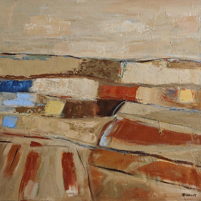 In Terres d'éclaircie, Sophie Dumont transforms the landscape into a refined composition of layered textures, luminous...