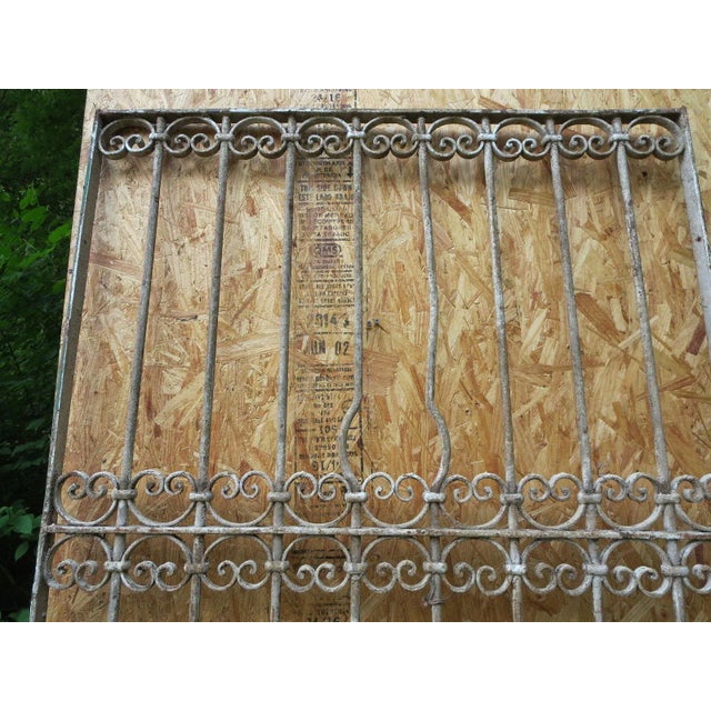 Antique Victorian Iron Gate Architectural Element T For Sale In Philadelphia - Image 6 of 8