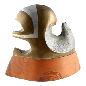 Chester Williams, Chester Williams, Black Artist, Abstract Bronze, Wood African American Sculpture