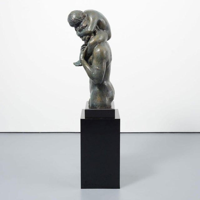 1980s “Victor Salmones ‘Primogénito’ Bronze Sculpture, Edition 5/10 For Sale - Image 14 of 16