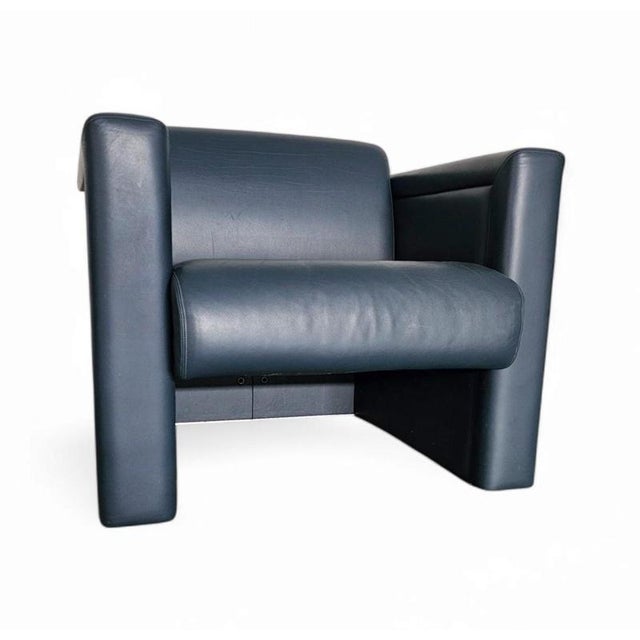 Leather Chairs by Trix and Robert Haussmann for Knoll, Set of 2 For Sale - Image 15 of 18