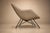 Brass Brazilian Modern "Concha" Loveseat in Metal & Textured Brass-Toned Fabric by Carlo Hauner, 1955 - Lot 42C For Sale - Image 8 of 18