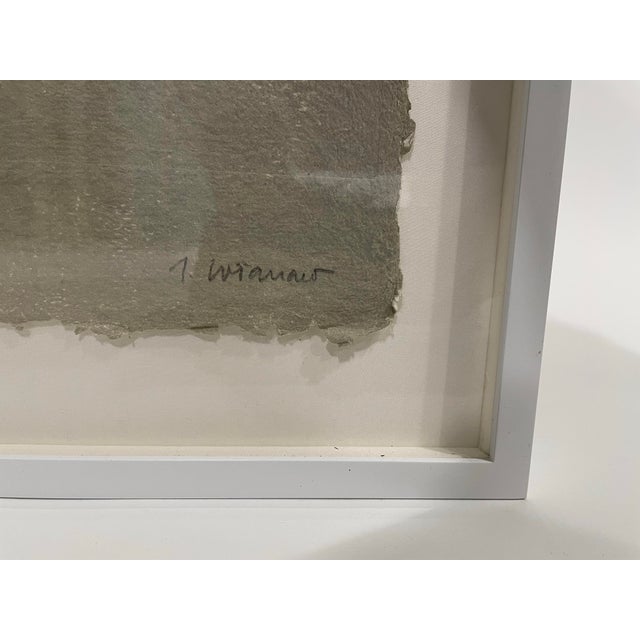 James Coignard “Deux Rouges” 2005 Signed Carborundum Etching For Sale - Image 4 of 5