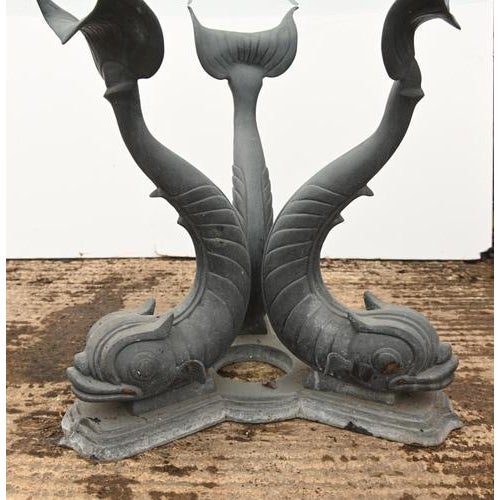 Italian Bronze Sea Serpent Table For Sale - Image 6 of 9