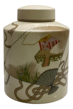 Sen-Su for the Maldon Group Japanese-Inspired Porcelain Ginger Jar, 1980s
