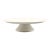 Antique French White Ironstone Cake Stand on Pedestal, Modernist For Sale