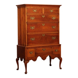 Stickley Cherry Valley Queen Anne Style Highboy Chest For Sale