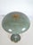 French Art Deco Verdigris Green Brass Mushroom Desk Light, 1930s For Sale - Image 11 of 18