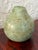 Contemporary Vintage Verdigris Patinated Metal Pear Sculpture For Sale - Image 3 of 7