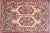 Step into the captivating allure of an antique Turkish Oushak rug, measuring a stunning 4'4" x 7' and dating back to the...