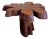 American Single Slab Natural Free-Form Tree Cut Burl Side Table For Sale