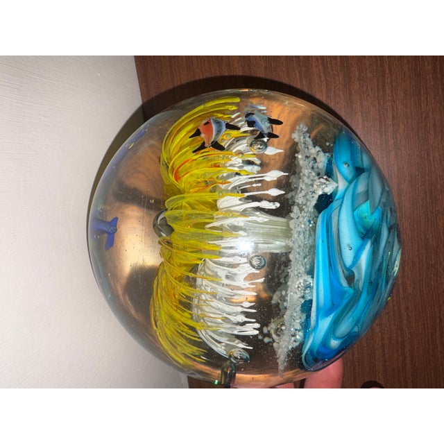Murano Glass Paperweight, 1950 For Sale - Image 8 of 9