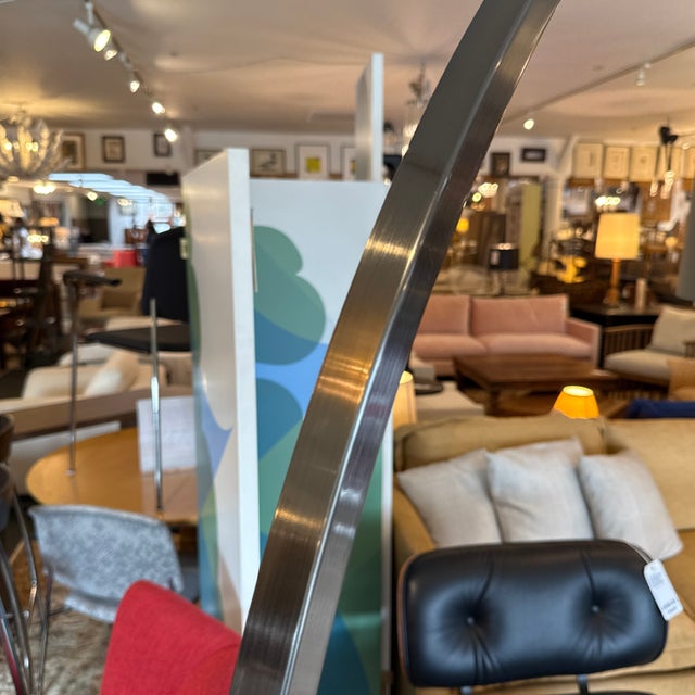 Early 21st Century Mitchell Gold + Bob Williams Ari Arc Floor Lamp For Sale - Image 5 of 12