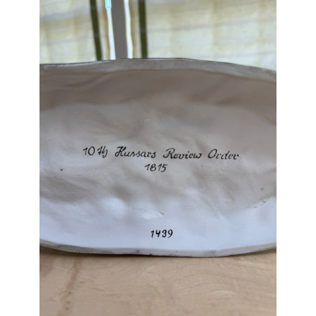 Porcelain Figure 10th Hussars Review Order 1815 For Sale In New York - Image 6 of 6