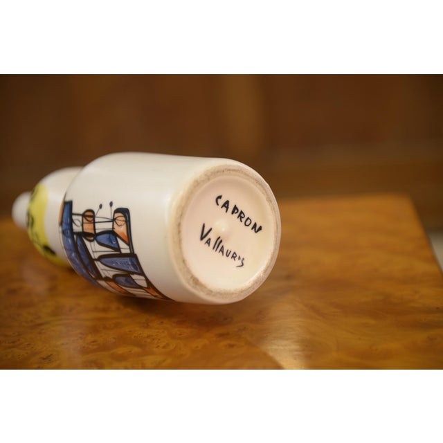 Ceramic Bottle Vase by Roger Capron, 1960s, in Very Good conditions. Designed 1960 to 1969 I have official proof of...