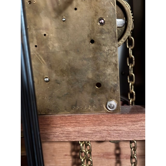 Vintage Emperor Grandfather Clock 353801 For Sale - Image 9 of 11