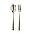 Contemporary Mepra Linea 2-Piece Serving Set (fork & Spoon), Champagne For Sale - Image 3 of 3