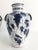 Late 19th Century Antique Chinoiserie Flow Blue Porcelain Vases - a Pair For Sale - Image 5 of 12