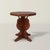 Gothic Gothic Revival Octagonal Accent Table in Solid Mahogany For Sale - Image 3 of 4