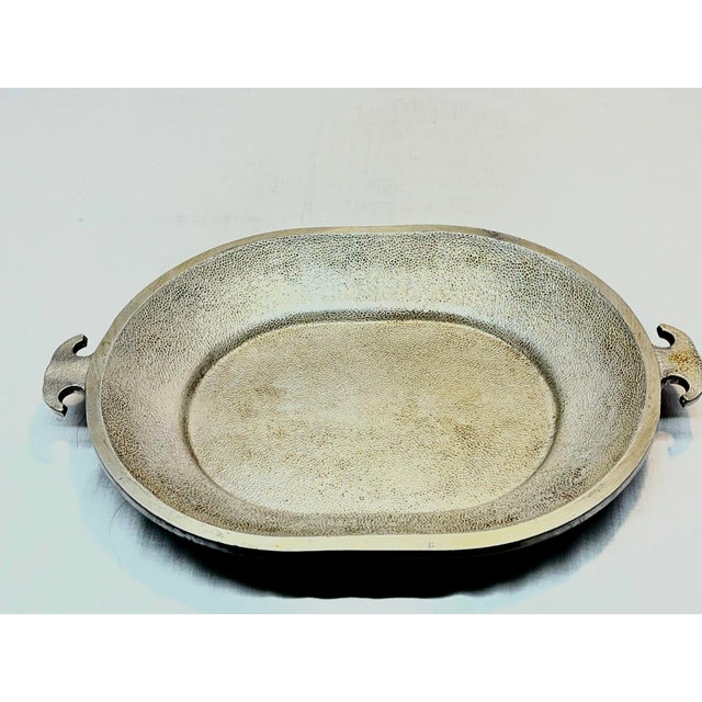 Mid-Century Modern 1940s Guardian Service Vintage Double Oval Roaster W/ Glass Lid - 3 pcs For Sale - Image 3 of 15