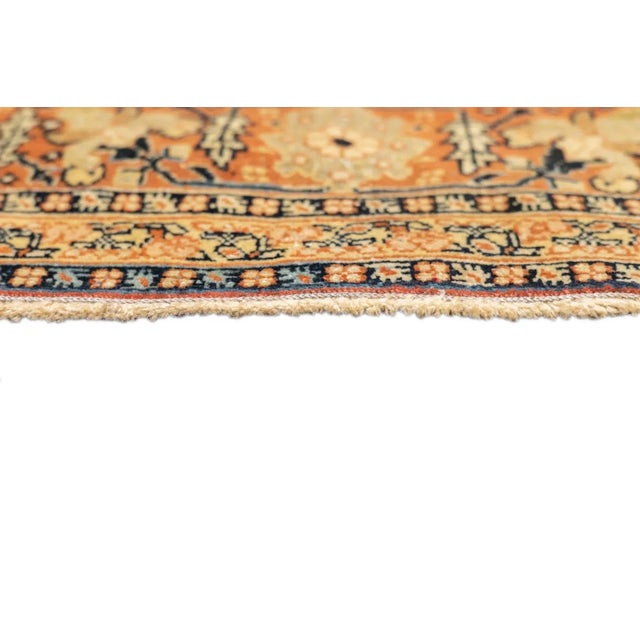 Antique Haji Jalili Tabriz Rug 4'2'' x 5'6'' For Sale - Image 9 of 12