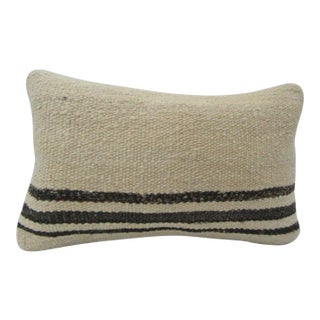 Handmade Natural Turkish Kilim Pillow Cover For Sale
