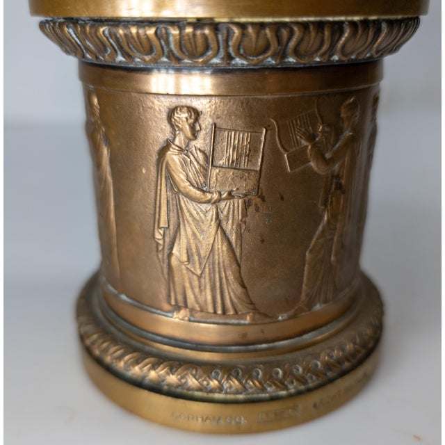 Metal 20th Century Bronze Toothpick Holder in Neoclassical Style by Gorham For Sale - Image 7 of 13