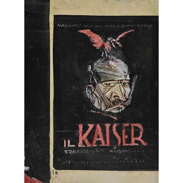 Kaiser is a modern artwork by Gabriele Galantara (1865-1937) in the early 20th century. Watercolor, ink. and pencil on...