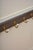 Antique Victorian Coat Rack with Cast Brass and Ceramic Hooks, 1880 For Sale - Image 10 of 16