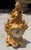 Late 19th Century Antique French Louis XV Style Gilt Boudoir Clock by Jennings Brothers - Model 697 For Sale - Image 9 of 10